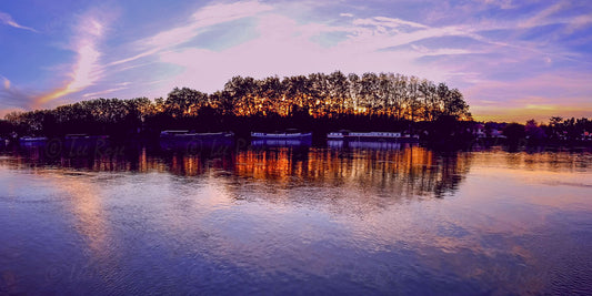 Rhone River Sunset
