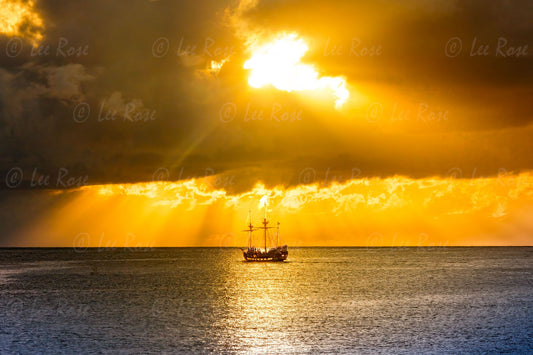 Sunset Sail 2 Cayman Islands Lee Rose Photography