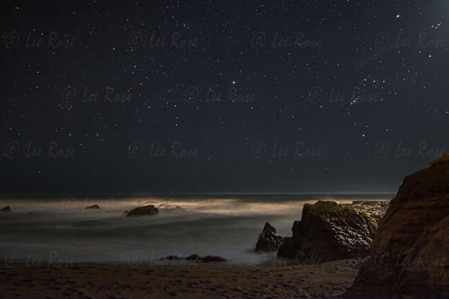 Cambria Night Sky & Surf